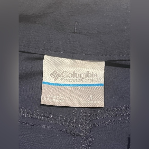 Columbia Women's Blue/Grey Saturrday Stretch India Ink Outdoor Pants Size 4 - Picture 10 of 16